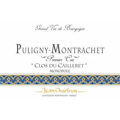 Jean Chartron Puligny-Montrachet 1er Cru Clos du Cailleret 2021 (6x75cl)