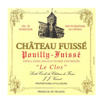 Chateau Fuisse-Pouilly Fuisse Le Clos 2016 (12x75cl)