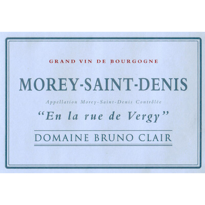 Bruno Clair Morey-Saint-Denis En la Rue de Vergy Blanc 2018 (6x75cl)
