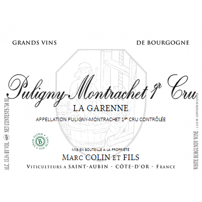 Marc Colin & Fils Puligny-Montrachet 1er Cru Les Garennes 2001 (1x75cl)