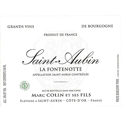 Marc Colin & Fils Saint-Aubin La Fontenotte Blanc 2001 (1x75cl)