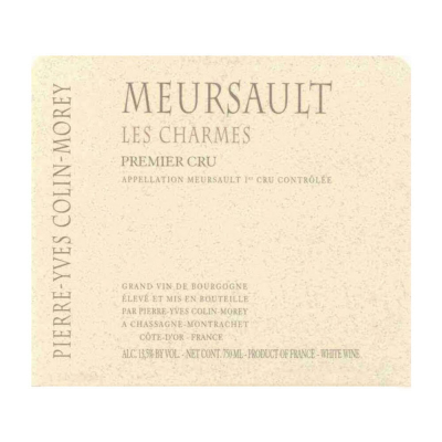 Pierre-Yves Colin-Morey Meursault 1er Cru Les Charmes 2019 (1x75cl)