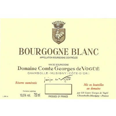 Comte Georges de Vogue Bourgogne Blanc 2011 (3x75cl)