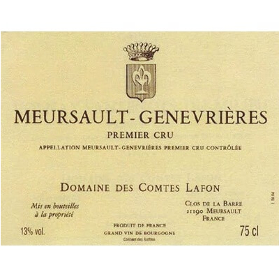 Comtes Lafon Meursault 1er Cru Genevrieres 2004 (3x75cl)