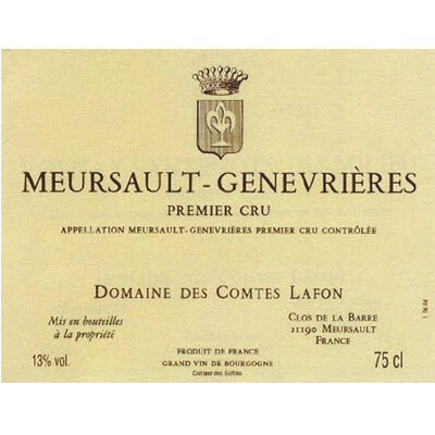 Comtes Lafon Meursault 1er Cru Genevrieres 2018 (1x75cl)