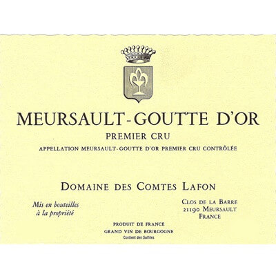 Comtes Lafon Meursault 1er Cru Goutte d'Or 2019 (12x75cl)