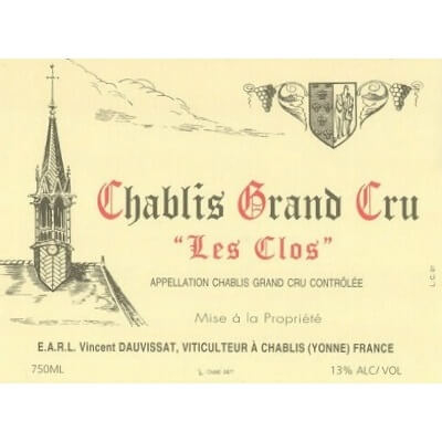 Vincent Dauvissat Chablis Grand Cru 'Les Clos' 1996 (6x150cl)