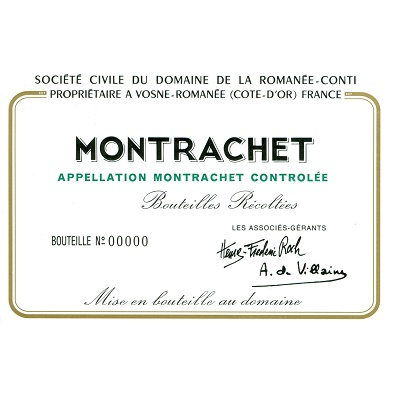 Domaine de la Romanee-Conti Montrachet Grand Cru 2008 (1x75cl)