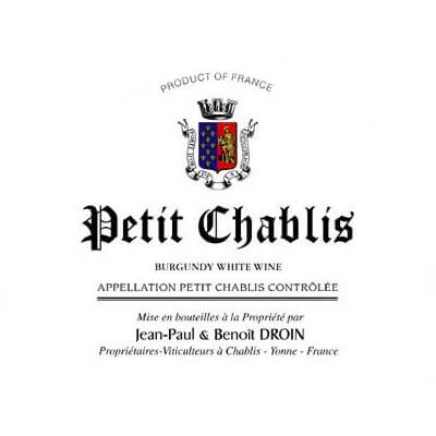 Jean-Paul Droin Petit Chablis 2021 (12x75cl)