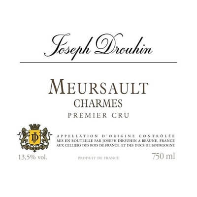 Joseph Drouhin Meursault 1er Cru Charmes 2021 (6x75cl)