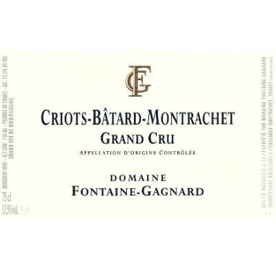 Fontaine-Gagnard Criots-Batard-Montrachet Grand Cru 2022 (3x75cl)