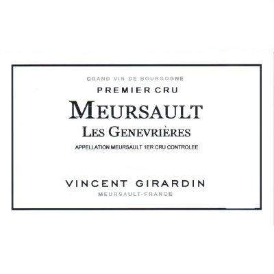 Vincent Girardin Meursault 1er Cru Les Genevrieres 2022 (6x75cl)