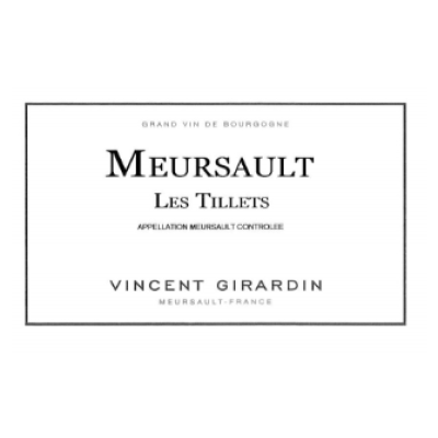 Vincent Girardin Meursault Les Tillets 2019 (6x75cl)