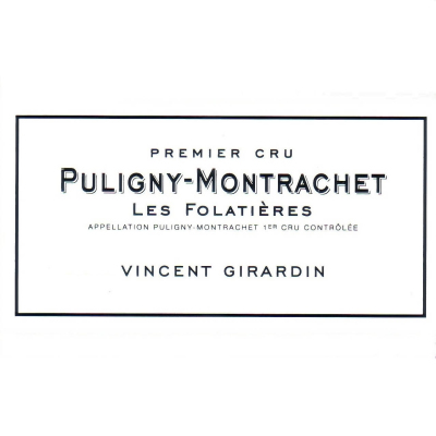 Vincent Girardin Puligny-Montrachet 1er Cru Les Folatieres 2022 (12x75cl)