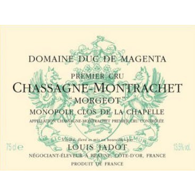 Louis Jadot Chassagne-Montrachet 1er Cru Blanc Morgeot  2022 (3x150cl)