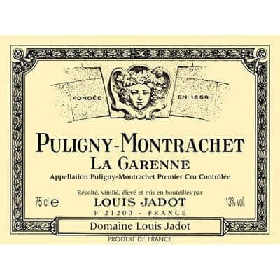 (Maison) Louis Jadot Puligny-Montrachet 1er Cru La Garenne 2020 (6x75cl)