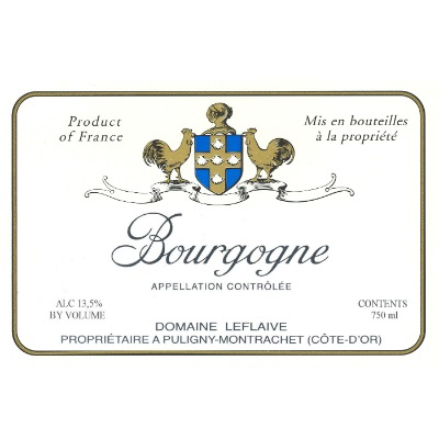 Leflaive Bourgogne Blanc 2014 (6x75cl)