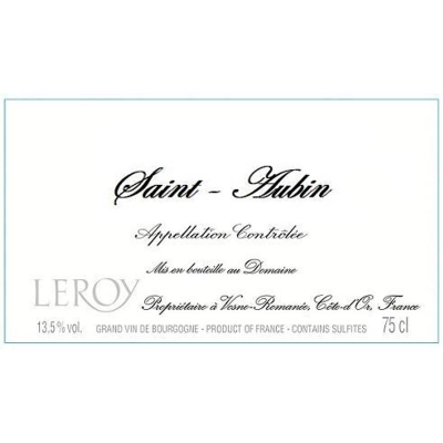 Maison Leroy Saint Aubin Blanc 1993 (3x75cl)