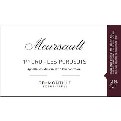 De Montille Meursault 1er Cru Les Poruzots 2019 (3x150cl)