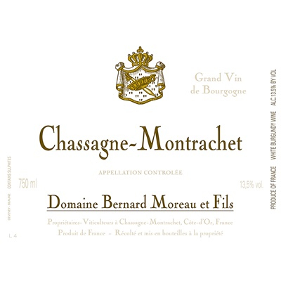 Bernard Moreau Chassagne-Montrachet 2019 (6x75cl)