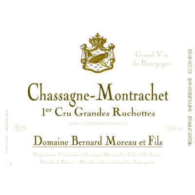 Alex Moreau Chassagne-Montrachet 1er Cru Grandes Ruchottes 2022 (3x75cl)
