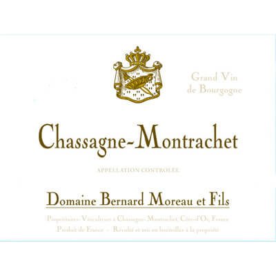 Bernard Moreau Chassagne-Montrachet Blanc 1er Cru Morgeot  2019 (1x75cl)