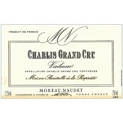 Moreau-Naudet Chablis Grand Cru Valmur 2022 (3x150cl)
