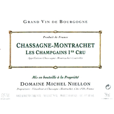 Michel Niellon Chassagne Montrachet 1er Cru Les Champs Gains 2018 (12x75cl)
