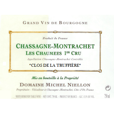 Michel Niellon Chassagne-Montrachet 1er Cru Les Chaumees Clos de la Truffiere 2002 (1x75cl)