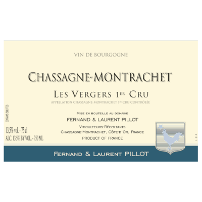 Fernand & Laurent Pillot Chassagne-Montrachet 1er Cru Vergers 2022 (6x75cl)