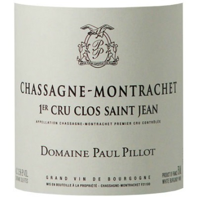 Paul Pillot Chassagne-Montrachet 1er Cru Clos Saint Jean Blanc 2019 (6x75cl)