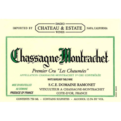 Ramonet Chassagne-Montrachet 1er Cru Les Chaumees 2022 (6x75cl)
