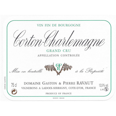 Gaston et Pierre Ravaut Corton-Charlemagne Grand Cru 2022 (6x75cl)