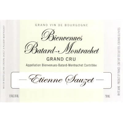 Etienne Sauzet Bienvenues-Batard-Montrachet Grand Cru 2020 (1x75cl)