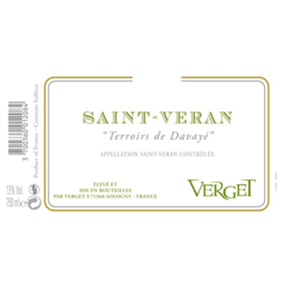 Verget Saint Veran Terroirs Davaye 2022 (12x75cl)