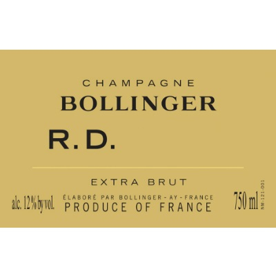 Bollinger RD 2004 (6x75cl)