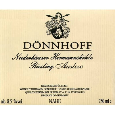 Donnhoff Niederhauser Hermannshohle Riesling Auslese Goldkapsel 2021 (3x150cl)