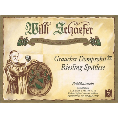 Willi Schaefer Graacher Domprobst Riesling Spatlese Auktion 2011 (6x75cl)