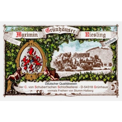 Von Schubert Maximin Grunhauser Bruderberg Riesling Auslese Jungfernwein 2009 (12x75cl)