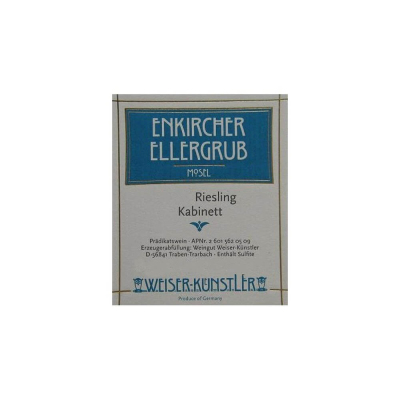 Weiser Kunstler Enkircher Ellergrub Riesling Kabinett 2020 (6x75cl)