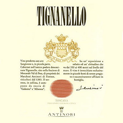Tignanello 2012 (6x75cl)
