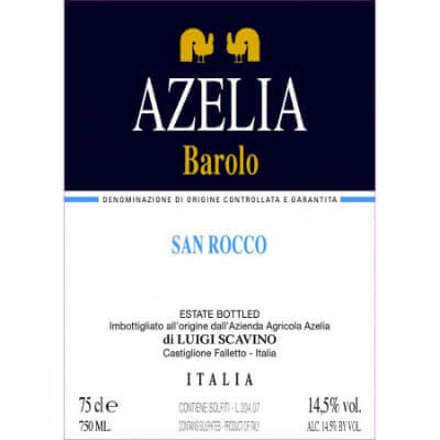 Azelia Barolo San Rocco 2016 (3x150cl)