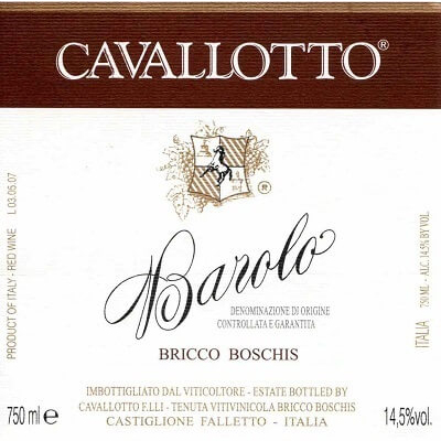 Cavallotto Barolo Bricco Boschis 2015 (6x150cl)