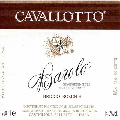 Cavallotto Barolo Bricco Boschis 2019 (1x150cl)