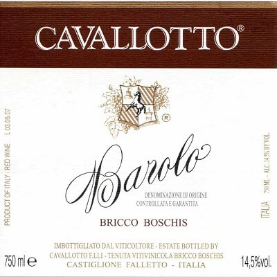 Cavallotto Barolo Bricco Boschis 2019 (1x75cl)