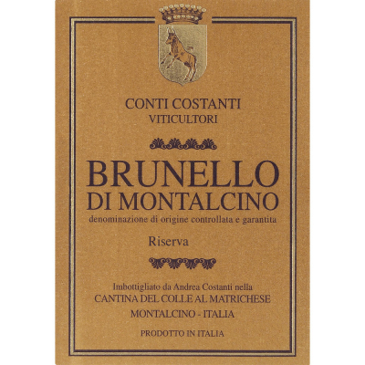 Conti Costanti Brunello di Montalcino Riserva 2015 (6x75cl)