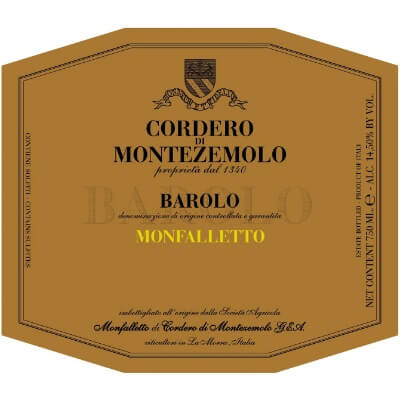 Cordero Montezemolo Barolo Monfalletto 2009 (6x75cl)