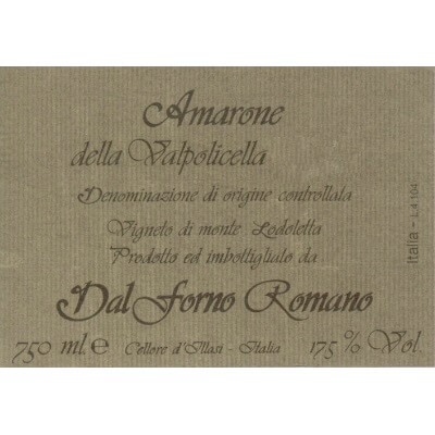 Romano Dal Forno Recioto Valpolicella 1997 (6x37.5cl)