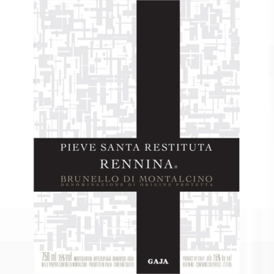 Gaja Pieve Santa Restituta Brunello di Montalcino Rennina 2016 (1x500cl)