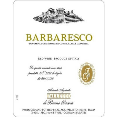 Bruno Giacosa Barbaresco 2018 (1x75cl)